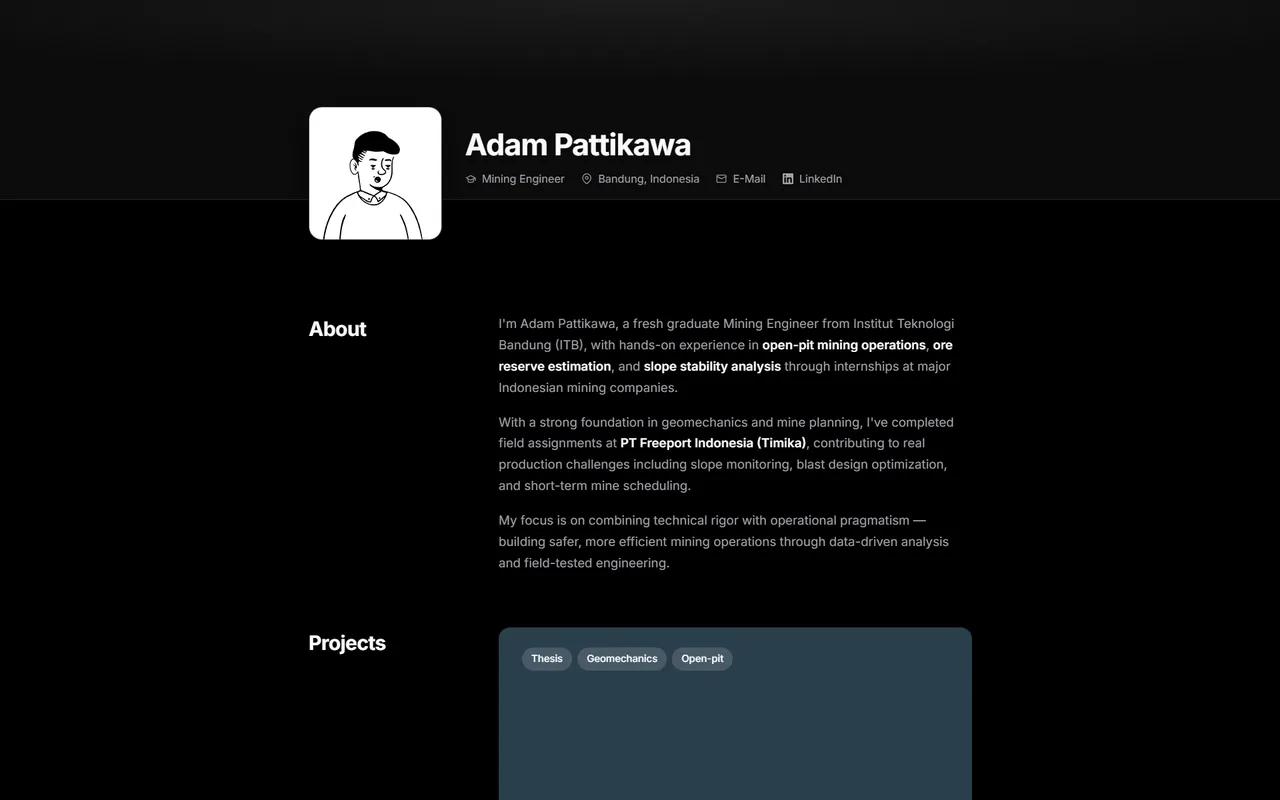 Adam Pattikawa preview